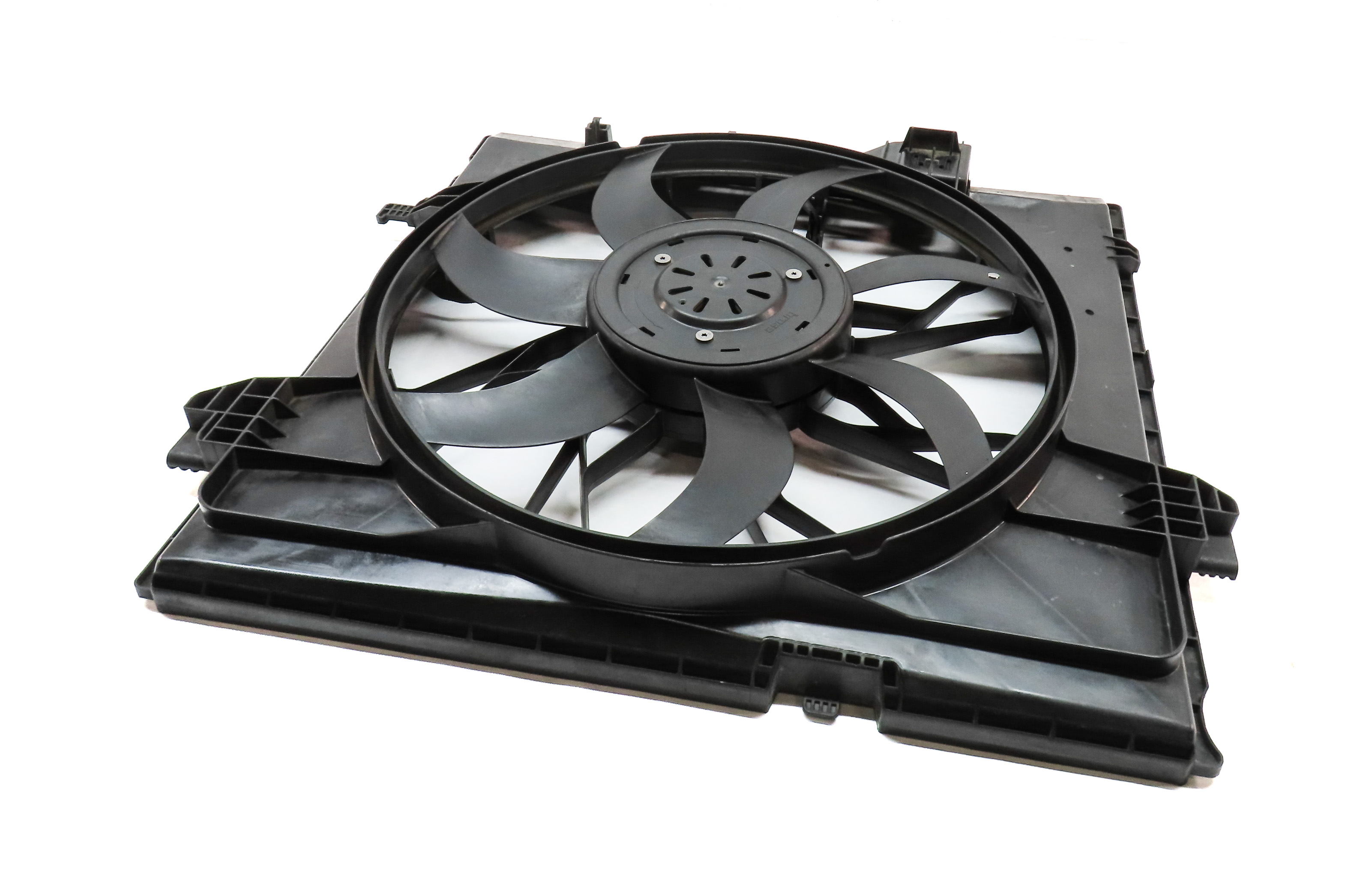 2012-2019 MERCEDES GL GLE GLS ML (W166 X166) 600w RADIATOR COOLING FAN ASSEMBLY — exact item pictured